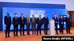 Potpisivanje Memoranduma o razumevanju o izgradnji beogradskog metroa, 22. januar