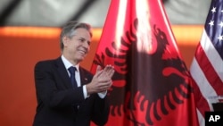 Entoni Blinken u Tirani, Albanija, 15. februara 2024.