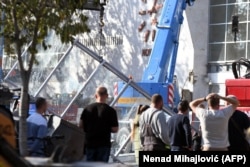 ვაგზლის ტერიტორია, ქალაქი ნოვი-სადი, 2024 წლის 1 ნოემბერი