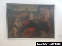 Slika Lazara Drljače, prvog školovanog slikara u BiH. Slika je nastala kao kopija slike talijanskog renesansnog slikara Tizijana. Ova slika je u Umjetničkoj galeriji BiH arhivirana pod brojem jer označuje početke likovne umjetnosti BiH.