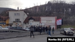 Blokada puta u Požegi, 3. januar 2022.