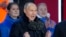 Ruski predsjednik Vladimir Putin tokom obraćanja publici na koncertu povodom njegove pobede na predsedničkim izborima i 10. godišnjice ruske aneksije Krima, na Crvenom trgu u Moskvi, 18. marta 2024.