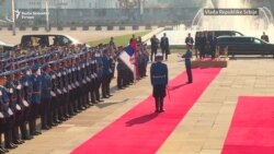 Svečani doček za Medvedeva ispred Palate 'Srbija' Svečani doček za Medvedeva ispred Palate 'Srbija'