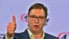 Aleksandar Vučić, predsednik Srbije i Srpske napredne stranke u izbornoj noći 21. juna 2020.