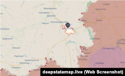 Ситуация вокруг Константиновки на карте DeepState по состоянию на 14 февраля 2025 года