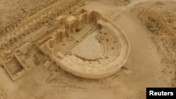 Вид на Пальмиру с высоты птичьего полета