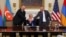 U.S. President Trump participates in a trilateral signing with Armenia's PM Pashinyan and Azerbaijan's President Aliyev, in Washington, D.C.