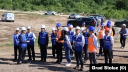 Gradilište solarne elektrane u Stocu, maj 2025.