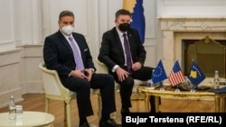 Gabriel Eskobar i Miroslav Lajčak, Priština 31. januar 2022.