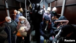 Evakuacija civila iz Donjecka, 17. februar 2022.