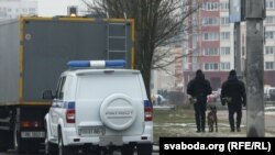 Співробітники міліції на акціях протесту в Мінську, ілюстративне фото