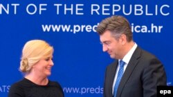 U odnosima sa susjedima stalno je na djelu klackalica toplo-hladno: Kolinda Grabar Kitarović i Andrej Plenković