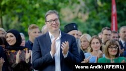Krivnju za neotvaranje poglavlja na putu ka EU predsednik Srbije Aleksandar Vučić (na fotografiji) prebacuje na Evropsku uniju (4. jul 2021.)