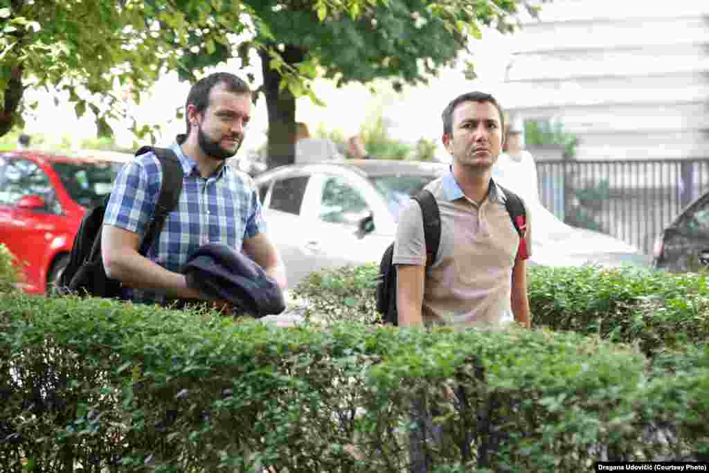 Boban Stojanović, levo  