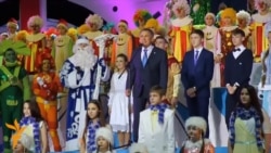 Казанда зур Чыршы бәйрәме урысча үтте Казанда зур Чыршы бәйрәме урысча үтте