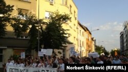 Protestna podrška smenjenim novinarima RTV Vojvodine