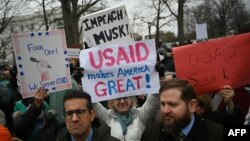 პრეზიდენტ ტრამპის გადაწყვეტილებას, დახუროს USAID-ი, ვაშინგტონში საპროტესტო აქციები მოჰყვა.