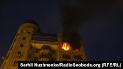 Шевченковский район Киева в ночь на 10 июля 2025 года
