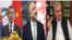 د چین د بهرنیو چارو وزیر وانګ يي(چپ) د افغانستان د بهرنیو چارو وزیر محمد حنیف اتمر او د پاکستان د بهرنیو چارو وزیر شاه محمود قریشي