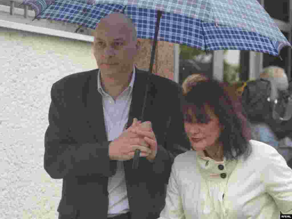 Advokati Goran Rodić i Vesna Gačević Rogova nakon izricanja presude Foto: Savo Prelević