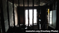 Пожар в офисе "Мемориала" в Ингушетии