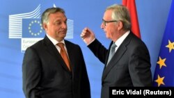 Viktor Orban i Jean-Claude Juncker
