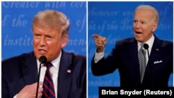 Donald Trump i Joe Biden u prvoj TV debati u Clevelandu, Ohio, 29. septembar