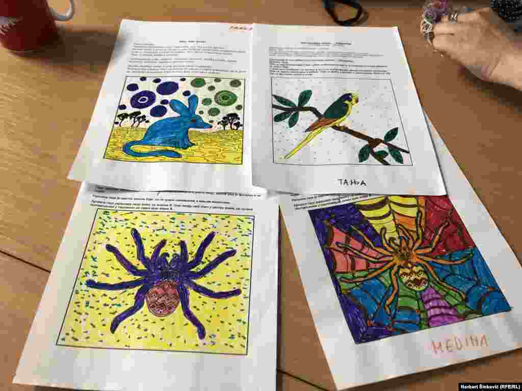 Strast prema crtanju deli i Mire, koji osim što se bavi i crtanjem, rado sluša i o dalekim destinacijama,  a te priče im donose gosti iz inostranstva.