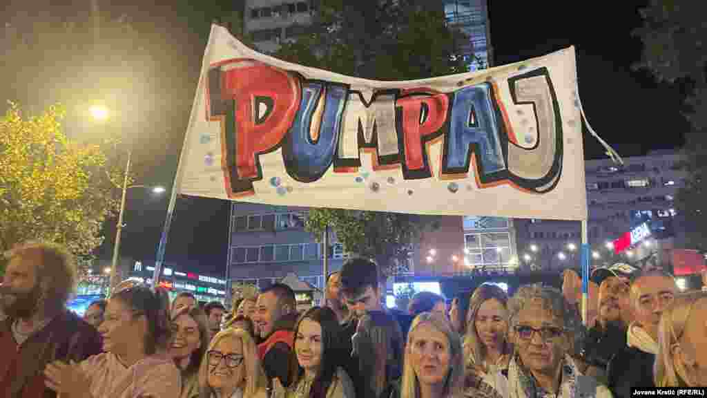 Doček studenata u Novom Sadu.