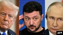 ტრამპი, ზელენსკი, პუტინი - ფოტოილუსტრაცია
