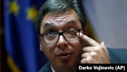 Vučić u intervju za Associated Press, (AP) u Beogradu, 13. oktobra 2017.
