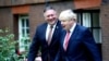 Američki državni sekretar Majk Pompeo i britanski premijer Boris Džonson tokom susreta u Londonu, 21. jul. 2020