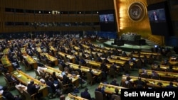 Зал заседаний Генассамблеи ООН