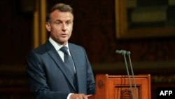 Francuski predsjednik Emmanuel Macron, London, juli 2025.