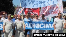 Protestna šetnja radnika Fiata