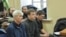 Сергей Тарасов, Максим Круговой и Александр Кривошеин в зале суда