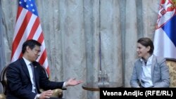 Hojt Brajan Ji na sastanku sa Anom Brnabić