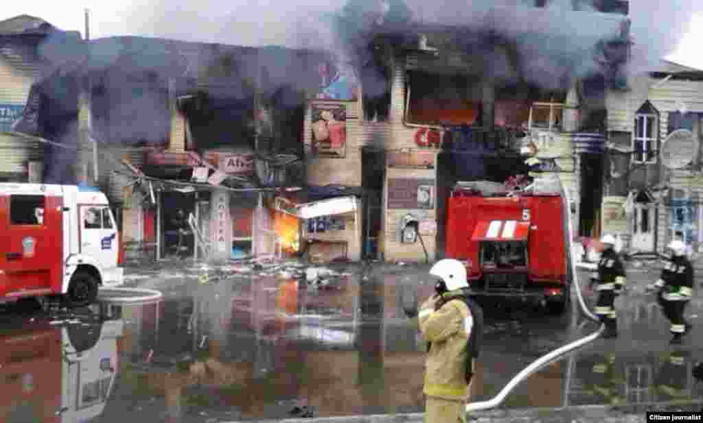 Грозныялъул базаралда цIа свинабулел къасисеб рагъдаса хадуб, 04Дек2014 