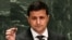 Президент Украины Владимир Зеленский во время выступления на сессии Генеральной ассамблеи ООН