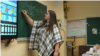 Moldova, A recent graduate of Ion Creangă Pedagogical University, Mihaela Zaharia chose to teach mathematics in the town of Sângera.