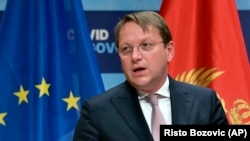 Oliver Varhelyi u Podgorici, 4. maj