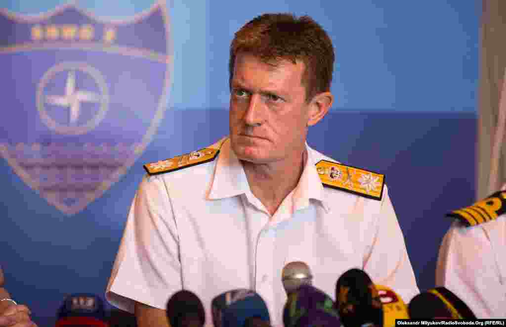 Командир походу SNMG2 в Чорне море, комодор Джеймс Морлі: «Наше спільне завдання — зберегти безпеку в Чорному морі»