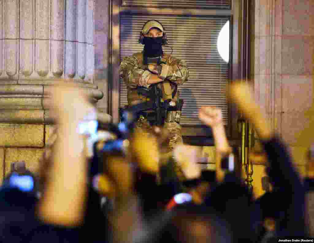 Demonstranti marširaju za izborna prava, Graham, North Carolina
