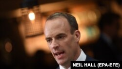 Britanski sekretar za Brexit Dominic Raab