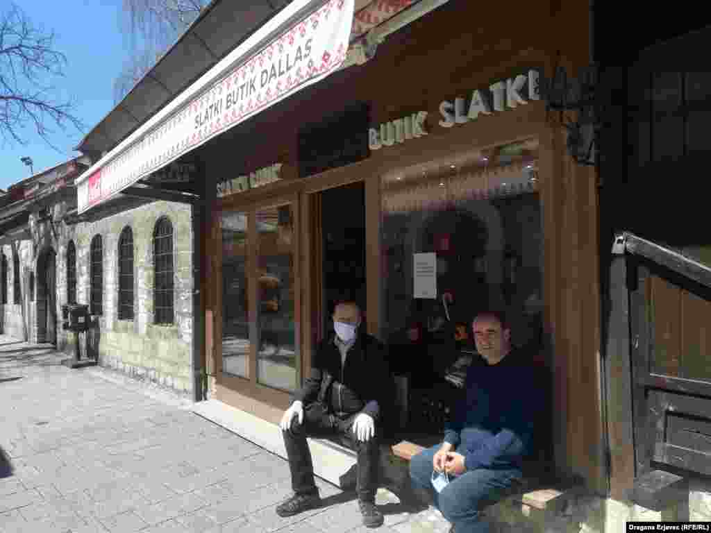 Baščaršija, Sarajevo, april 2020