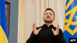 ვოლოდიმირ ზელენსკი პრესკონფერენციაზე 26 თებერვალს