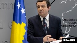 Premijer Kosova na dužnosti Aljbin Kurti 