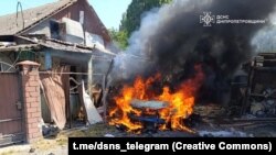 За його словами, пошкоджені адмінбудівля, підприємство, екскаватор і авто