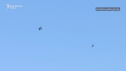Srpska avijacija iznad kosovskog graničnog prelaza Srpska avijacija iznad kosovskog graničnog prelaza