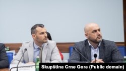 Poslanici Skupštine Crne Gore Tonći Janović i Sead Hadžić